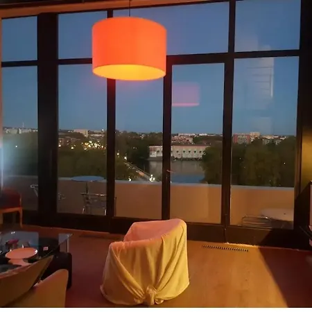 Appartement Loft Vue Fleuve Garonne Parking Gratuit à Toulouse Extérieur photo