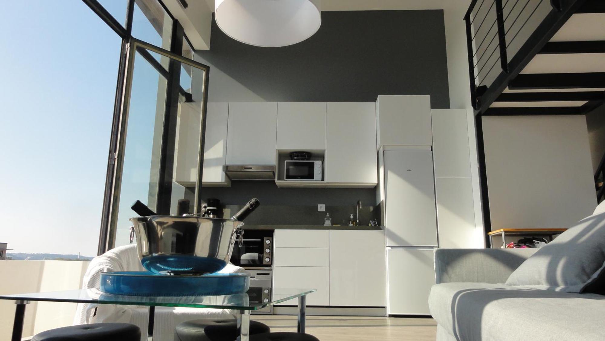 Apartment Loft Vue Fleuve Garonne Parking Gratuit Toulouse