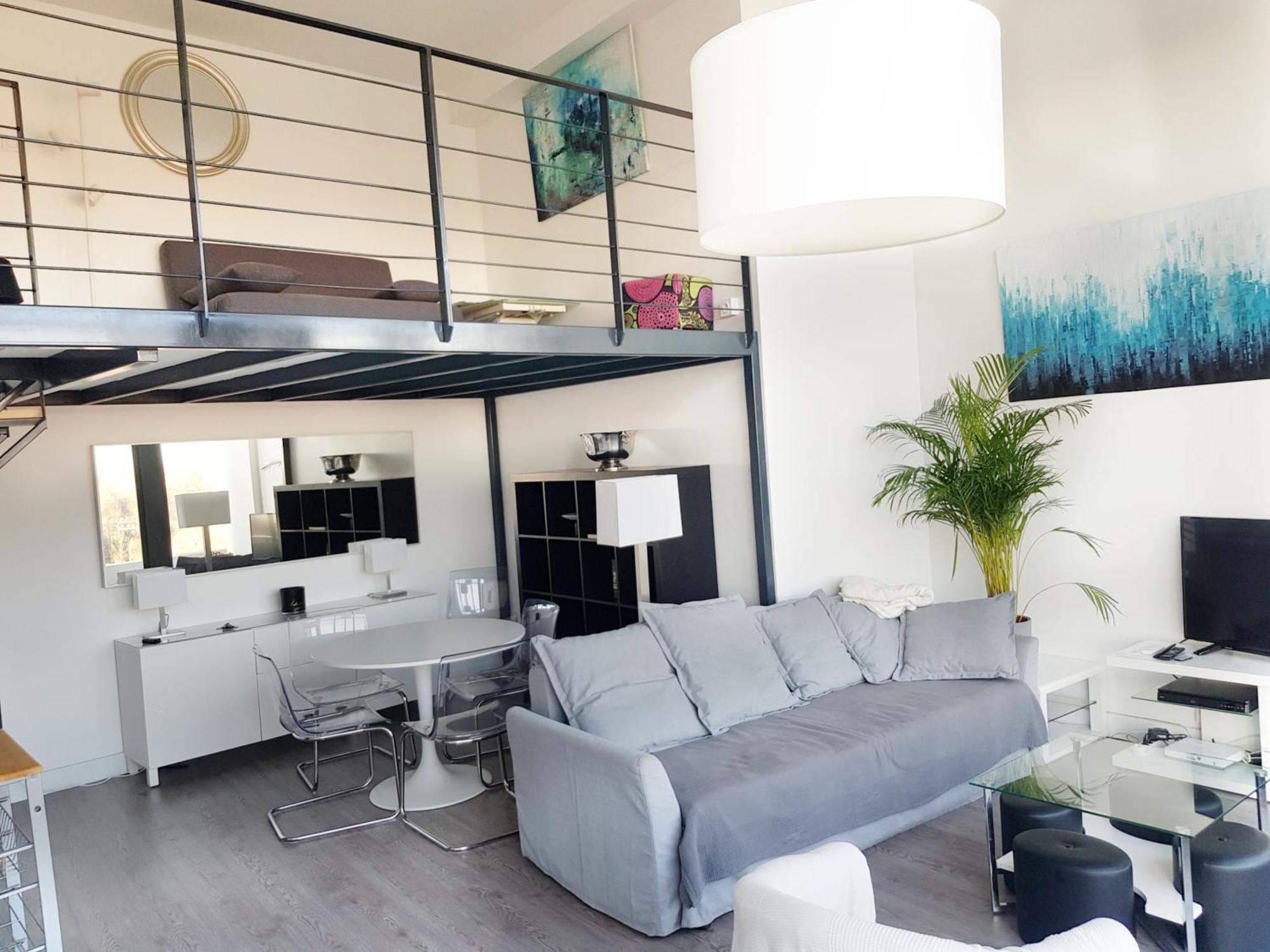Apartment Loft Vue Fleuve Garonne Parking Gratuit